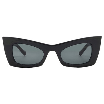 Black Cat Eye Ladies Sunglasses SL 702 001 49