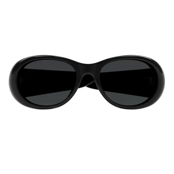 Saint Laurent Black Rectangular Unisex Sunglasses SL 809 001