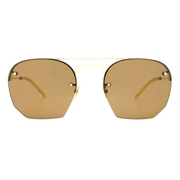 Bronze Irregular Men's Sunglasses SL 422 001 52