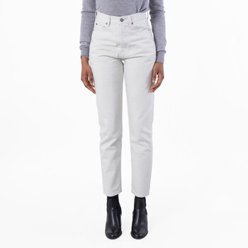 Chalk White Denim Slim-Fit Jeans
