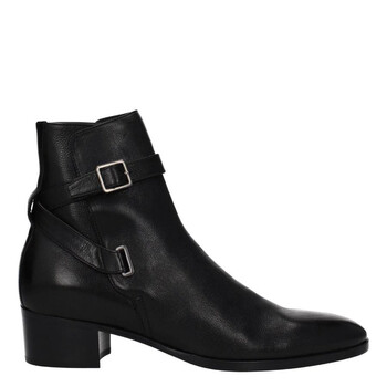 Saint Laurent Wyatt Leather Chelsea Boots, Brand Size 43  display picture 1