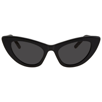 Balenciaga Grey Cat Eye Ladies Sunglasses BB0101S 001 56
