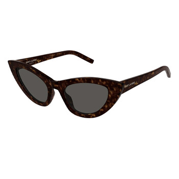 SAINT LAURENT キャットアイサンクラス SL213LILY 018 Saint Laurent SL 213 LILY Sunglasses 018 Shiny Red - eye-oo.com
