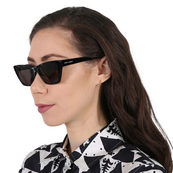 Grey Cat Eye Ladies Sunglasses SL 276 MICA 001 53
