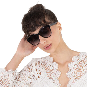 Grey Gradient Butterfly Ladies Sunglasses SL M107 002 55