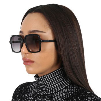 Grey Gradient Square Ladies Sunglasses SL 174 001 56