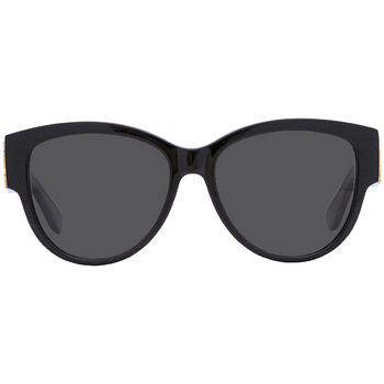 Michael Kors Lake Como Dark Grey Solid Cat Eye Ladies Sunglasses 