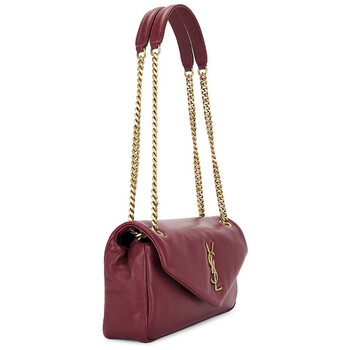 Plunged Lambskin Small Calypso Bag