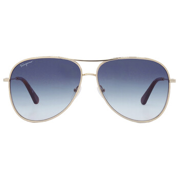 Ferragamo Salvatore Ferragamo Blue Gradient Round Ladies  display picture 3