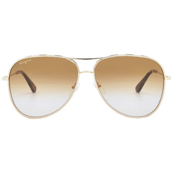 Ferragamo Salvatore Ferragamo Green Gradient Pilot Ladies