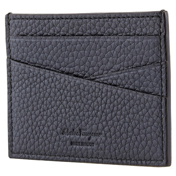 Ferragamo Salvatore Ferragamo Firenze Pebbled Leather Card