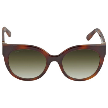 Ferragamo Salvatore Ferragamo Green Gradient Horn Ladies