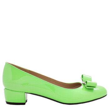 Ferragamo Salvatore Ferragamo Bubble Gum Vara Bow Pump Shoe