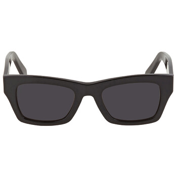 Salvatore Ferragamo Grey Rectangular Ladies Sunglasses SF996S 001 51