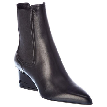 Ladies Black Chelsea Ankle Boots