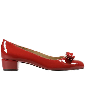 Salvatore Ferragamo Ladies Red Vara Bow Pump Shoe 01B221 591964