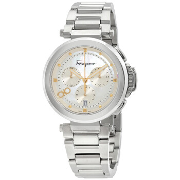 稀少 Ferragamo(フェラガモ) Ora Chronograph Ladies Watch Salvatore Ferragamo Ora Ladies Chronograph Watch | Costco