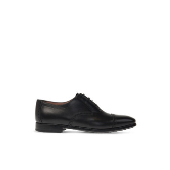 Ferragamo Salvatore Ferragamo Men's Black Leather Riley