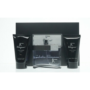 Men's F Black 3pcs EDT Gift Set Fragrances 8052464894680