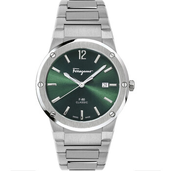 Ferragamo F-80 Classic Quartz Blue Dial Men's Watch