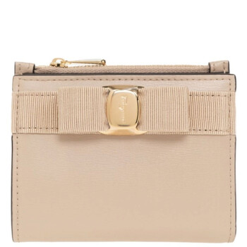 Ferragamo Salvatore Ferragamo Vara Bow Compact Leather