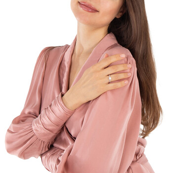 Daphne 18k White Gold 0.26 CT Diamond Ring