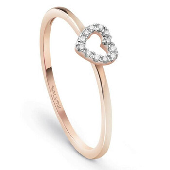 I Segni Rose Gold 0.04 CT GH Diamond Ring, Size 13 20094180