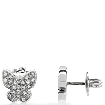 Y/Project Silver Rhinestone Y Embellished Earrings EARRING23