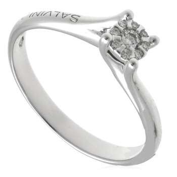 Ladies White Gold Daphne Diamond Ring