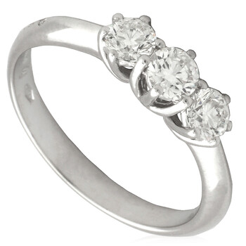 Lavinia 18k White Gold 0.60 CT Diamond Ring, Size 13 20076862