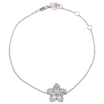 【Swarovski】Idyllia ブレスレット 5691485 Idyllia bracelet, Mixed cuts, Snowflake, White, Rhodium