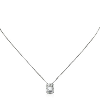 Magia White Gold 0.20 CT Diamond Necklace