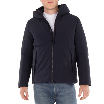 Moncler Black Gliere Hooded Short Down Jacket In 999 - Black