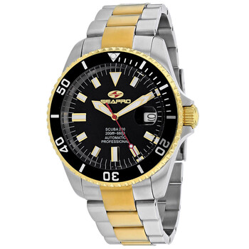 Scuba 200 Automatic Black Dial Men's Watch SP4326