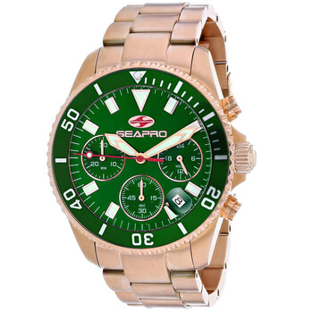 Scuba 200 Chrono Green Dial Men's Watch SP4356
