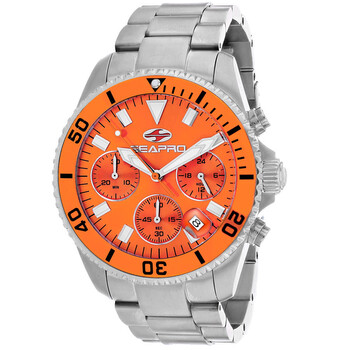 Scuba 200 Chrono Orange Dial Men's Watch SP4355