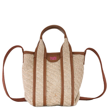 TORY BURCH 147262 トートバッグ Perry Mesh Mini N/S Tote Tory Burch Mini Perry Mesh Tote in Ciel 147262-300