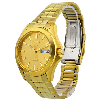 5 All Gold-plated Stainless Steel Men's Watch SNKK98