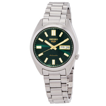 5 Sports Automatic Green Dial Watch SRPL57K1