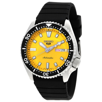 Seiko 5 Sports Automatic Orange Dial Men's Watch SRPL89K1