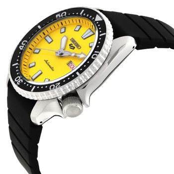 5 Sports Automatic Yellow Dial Men's Watch SRPL87K1