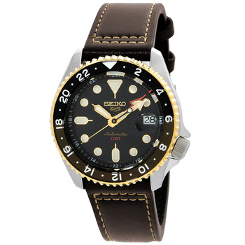 5 Sports SKX GMT Automatic Black Dial Men's Watch SSK036