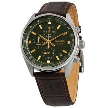 Seiko SeikoChronograph Quartz Green Dial Men's Watch SSB385