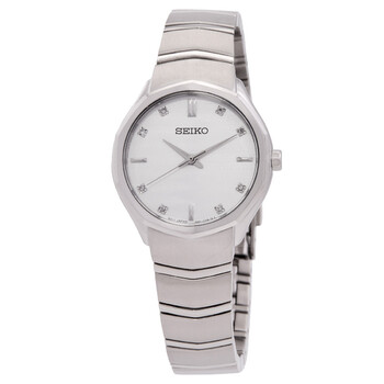 アナログ腕時計 SEIKO | Discover More Quartz Light Blue Dial Ladies SRZ553P1 Seiko Discover More Quartz Light Blue Dial Ladies Watch