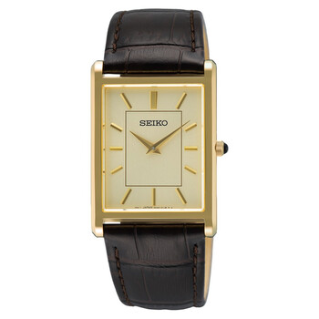 Seiko Essentials Quartz White Dial Men Watch SWR052