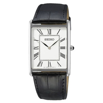 Seiko Essentials Quartz White Dial Men Watch SWR052 029665206749