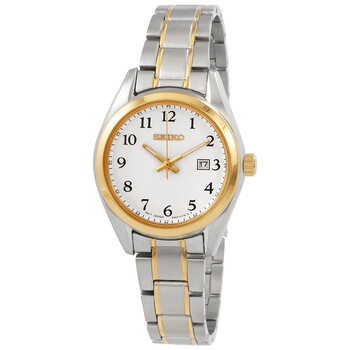 Seiko Neo Classic Quartz Silver Dial Ladies Watch SUR454P1