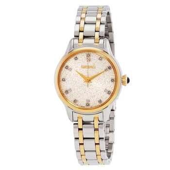 Discover More Quartz Diamond Silver Dial Two-Tone Ladies Watch SRZ550P1