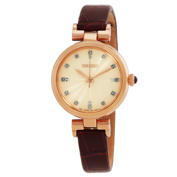 アナログ腕時計 SEIKO | Quartz Crystal White Dial Ladies Watch SRZ536P1 Seiko Open Box - Seiko Quartz Crystal White Dial Ladies