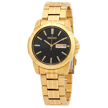 Essentials Quartz Black Dial Men's Watch SUR358